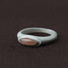 OLIO E ACETO Tanabata Special Series Sterling Silver Orange Moonlight Satellite Ring OLIO-OA13F18-YFC Silver/Pink Orange